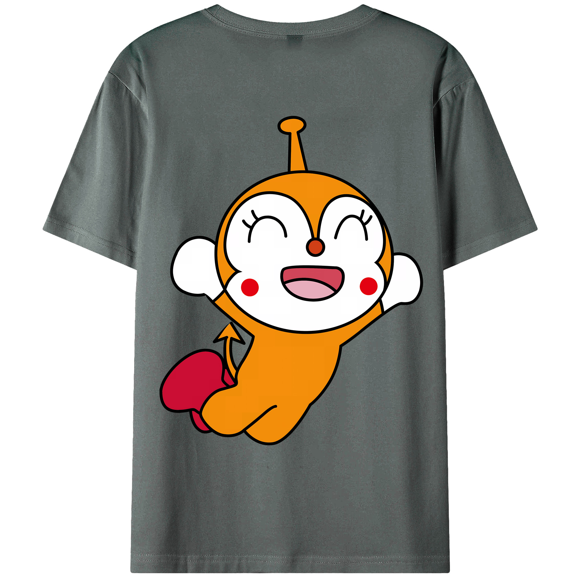 （画像用） アンパンマン Anpanman 綿100％ メンズ半袖Tシャツ（バックプリント） 通気性